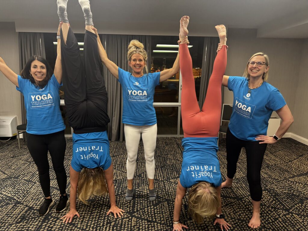 YogaFit yoga teachers celebrating the legacy of inclusive yoga teacher training
